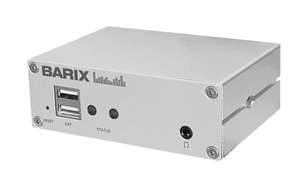 Barix Instreamer-ICE: IP-Audio Encoder with AAC+ and built-in Icecast Server.